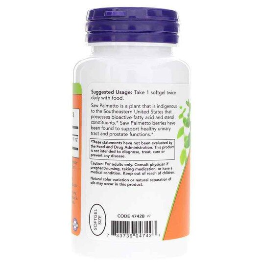 Saw Palmetto Extract 160 Mg, NOW